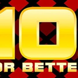 10s or Better slot logo by 1x2gaming at Trickz Casino