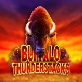 Buffalo Thunderstacks logo by Amatic Industries at Trickz Casino