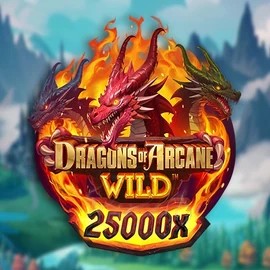 Dragons of Arcane Wild logo by Foxium at Trickz Casino