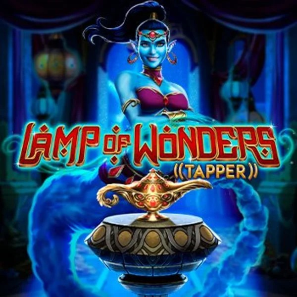 Lamp Of Wonders Tapper by Greentube, showcased at trickzz.com – game logo
