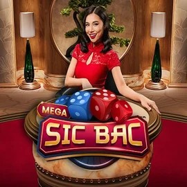 Mega Sic Bac online game logo by Pragmatic Play on trickzz.com