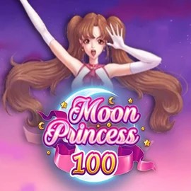 Slots logo of Moon Princess 100 from Play'n GO at Trickz Casino
