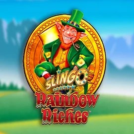 Slingo Rainbow Riches logo – Casino Games by Gaming Realms at Trickz Casino