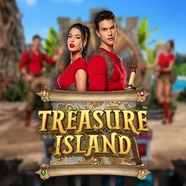 Treasure Island slot logo by Pragmatic Play at Trickz Casino